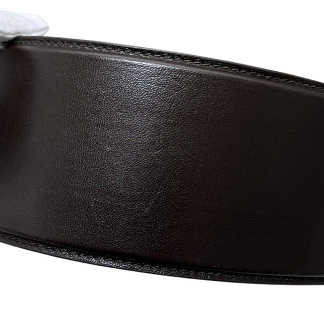 Bottega Veneta Belt Brown M Thick Waist 88 85 Leather