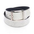 Louis Vuitton Belt Ceinture Reverso 40 Monogram Silver Reversible Leather