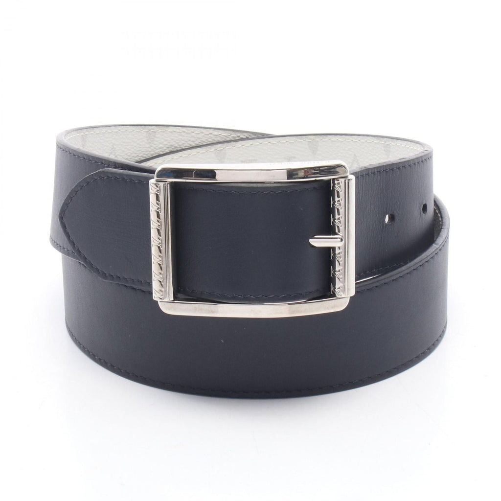 Louis Vuitton Belt Ceinture Reverso 40 Monogram Silver Reversible Leather