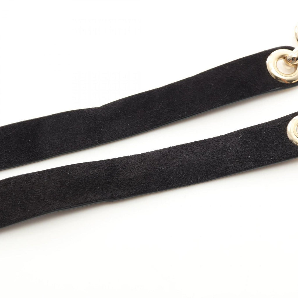 Chanel Belt CC Logo Ribbon Chain Leather