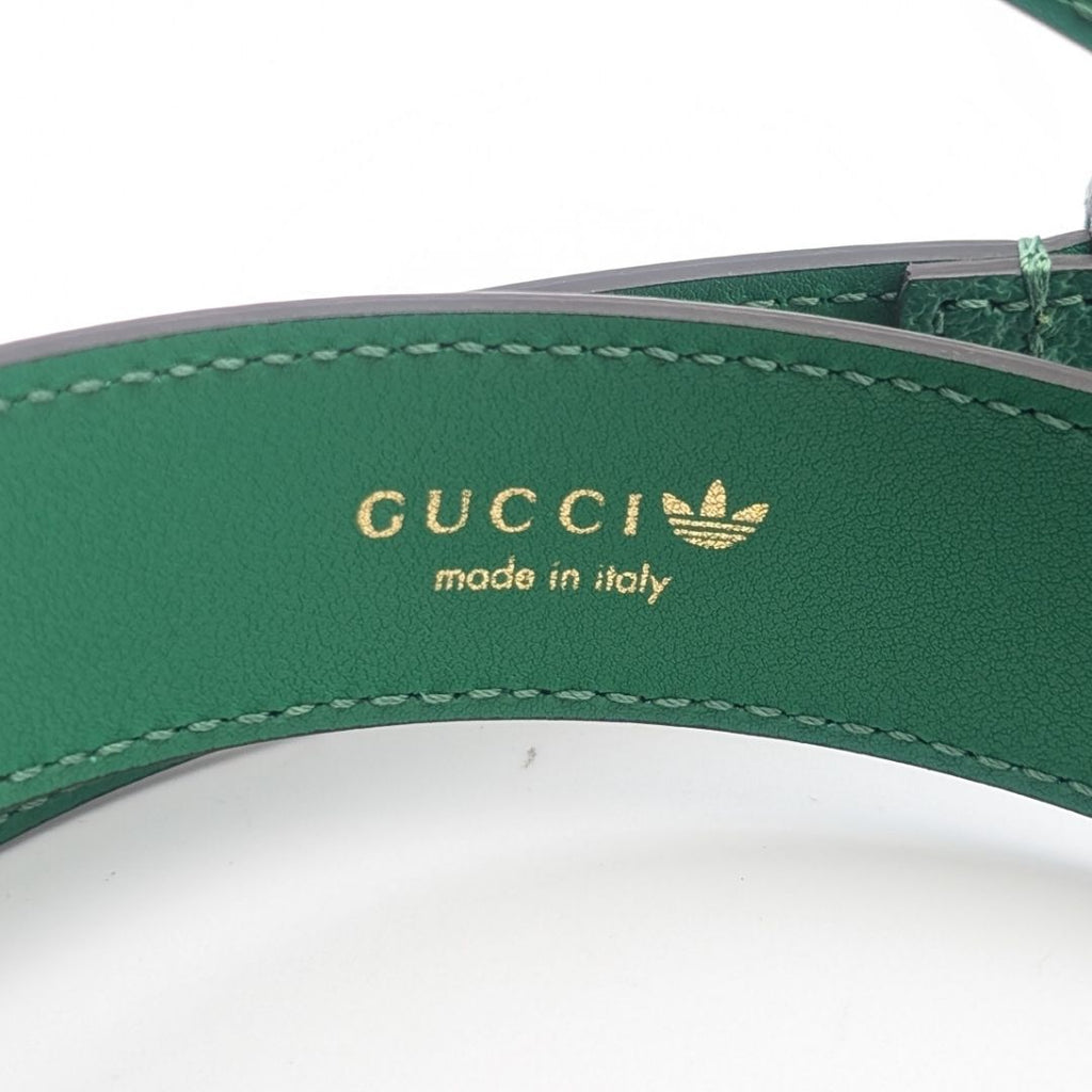 Gucci Adidas Collaboration Leather Belt