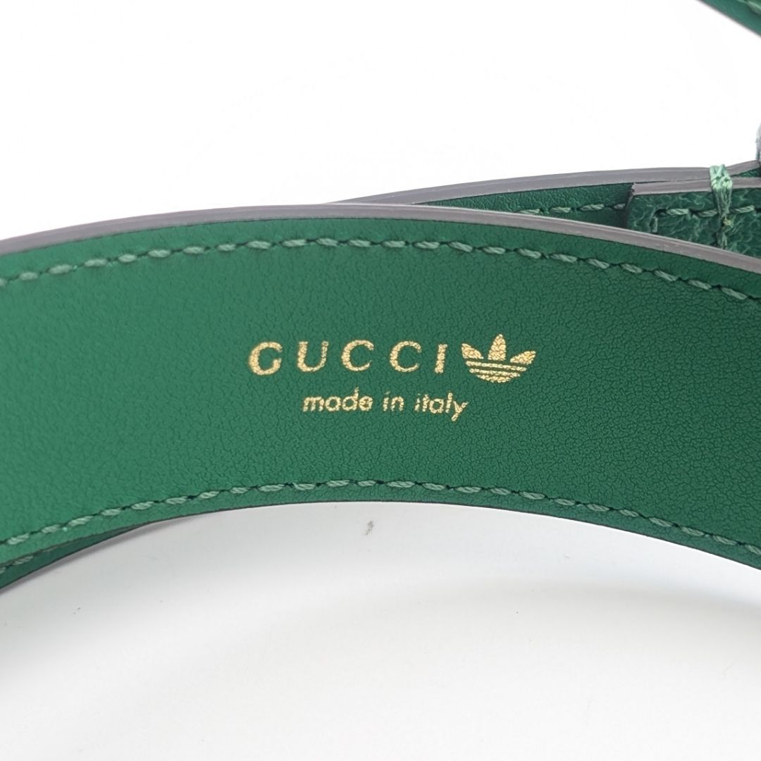 Gucci Adidas Collaboration Leather Belt