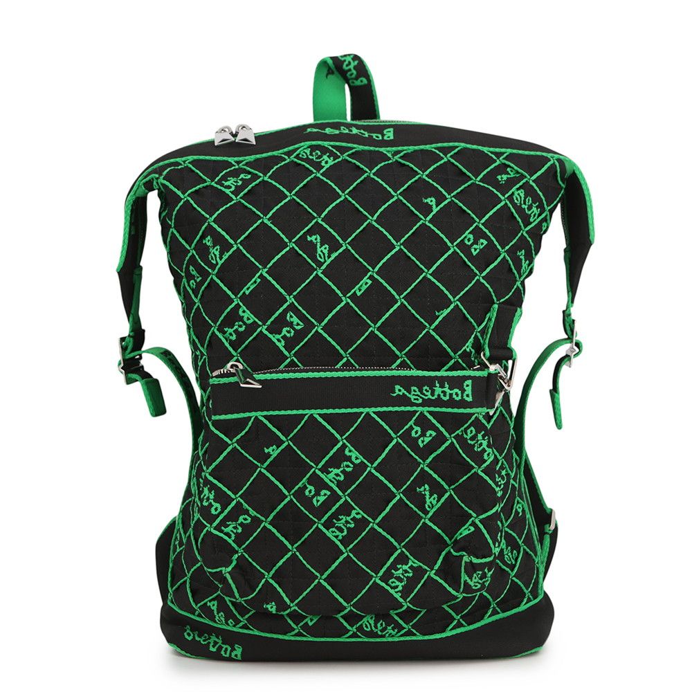 Bottega Veneta Backpack Reverse Logo Canvas
