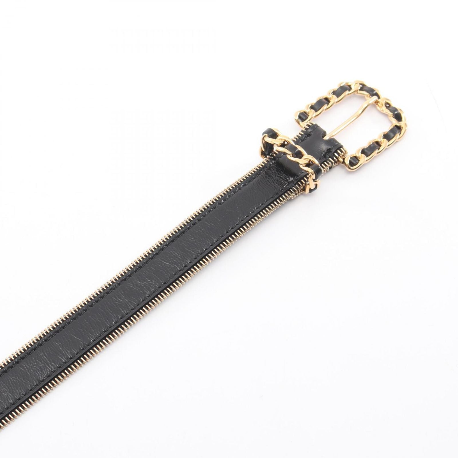 Chanel Belt CC Logo Leather