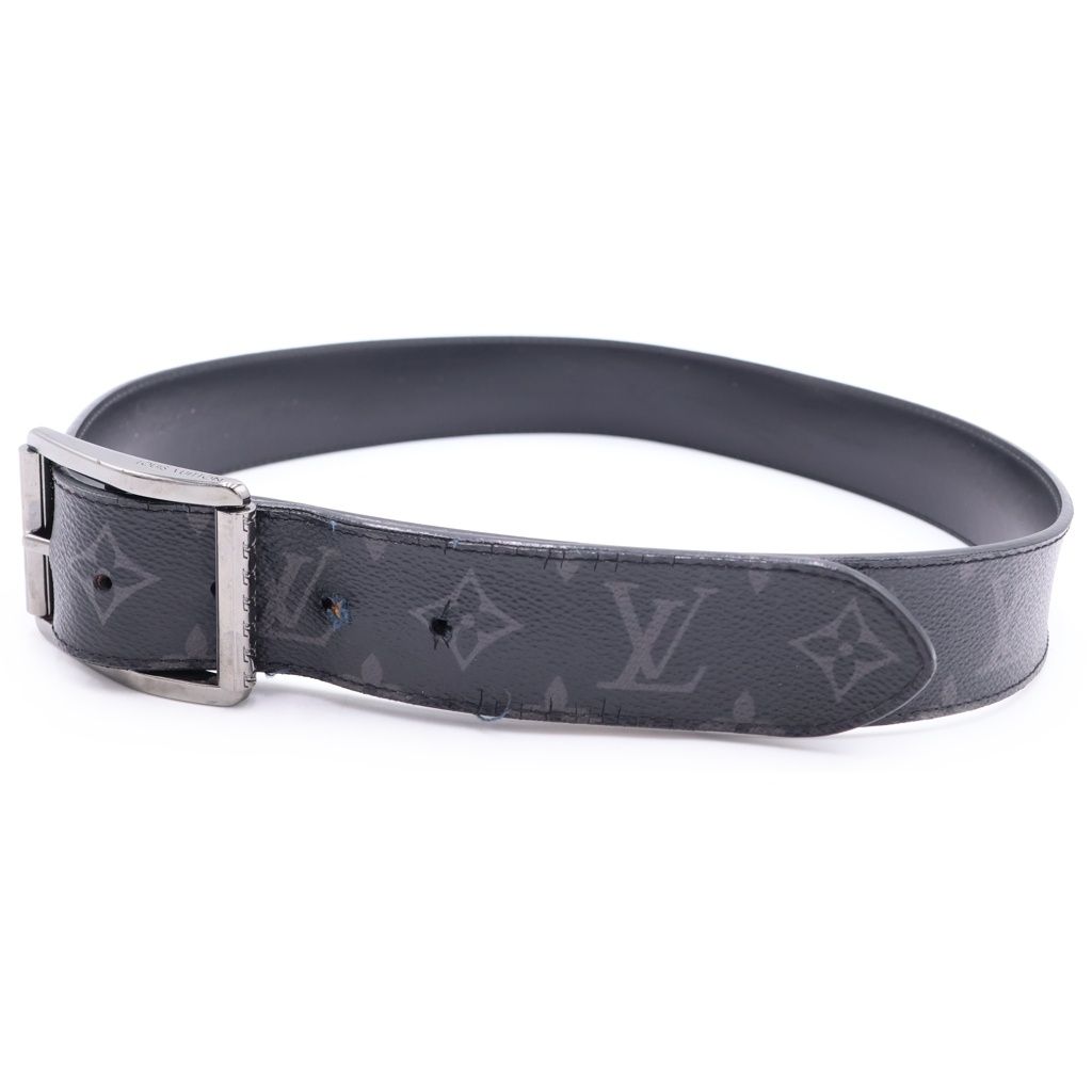 Louis Vuitton Monogram Eclipse Ceinture Reverso Black Belt