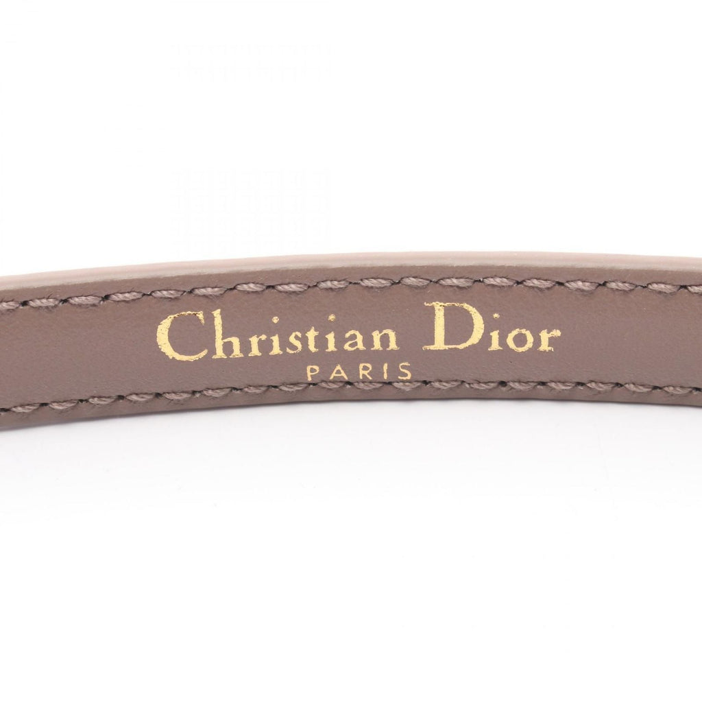 Dior Belt CD Logo Mini Beige Leather