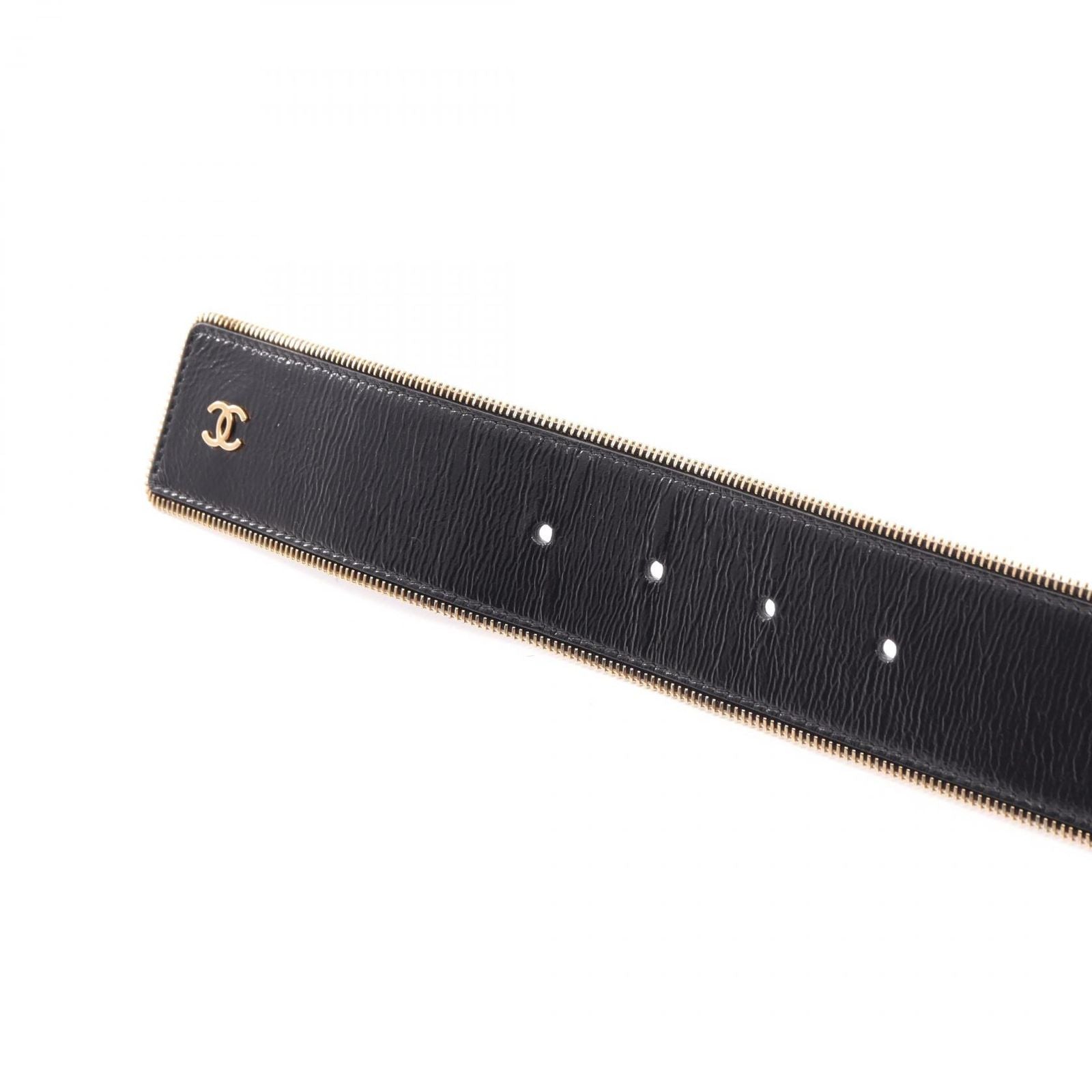 Chanel Belt CC Logo Leather