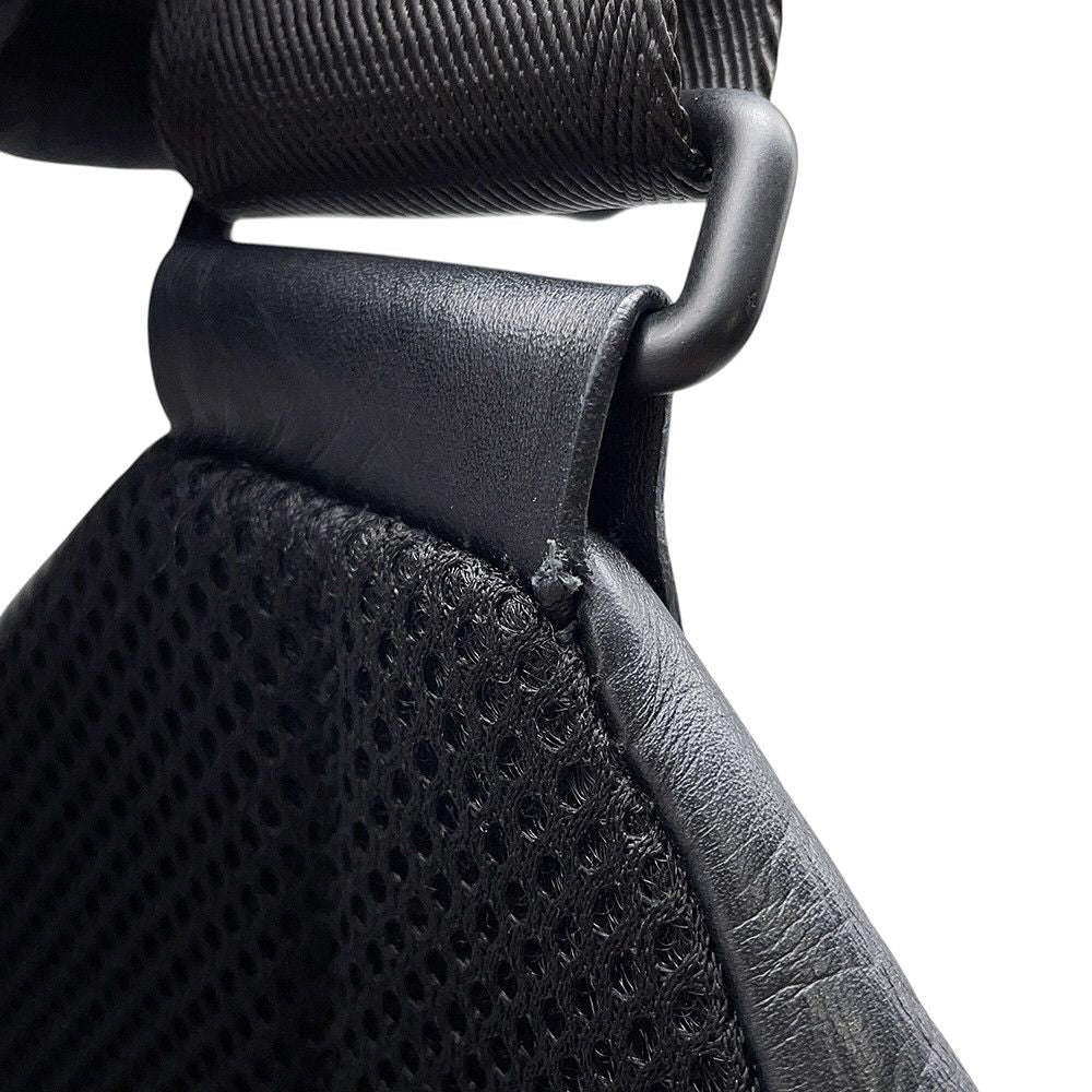 Louis Vuitton Belt Bag Monogram Shadow Leather Black