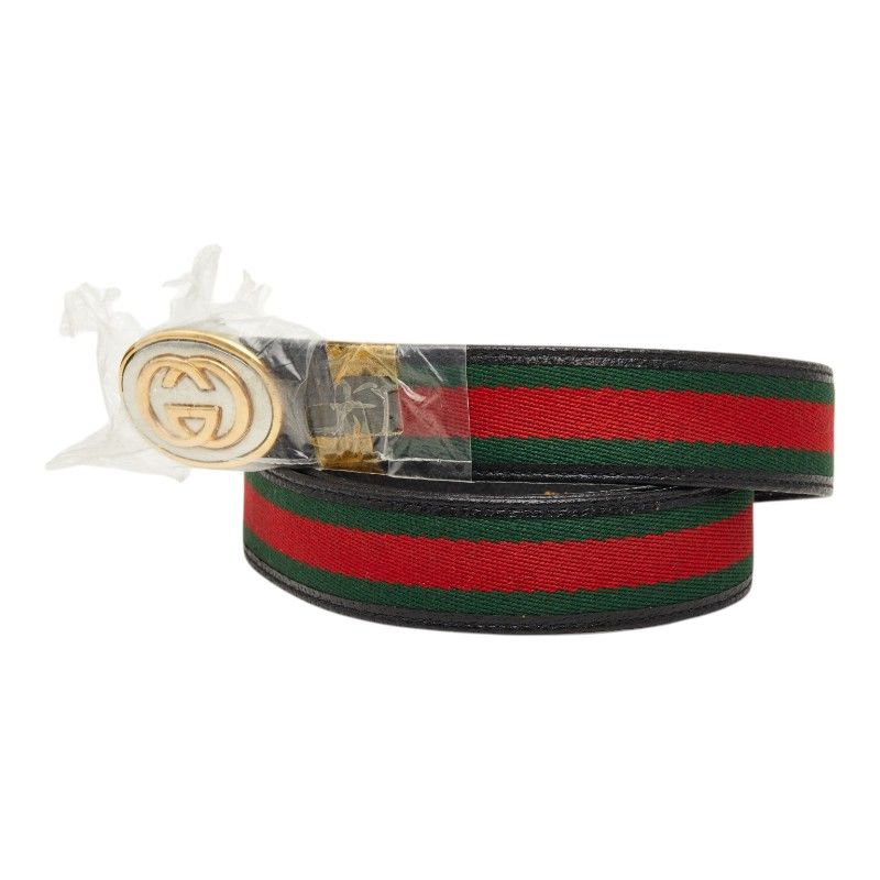 Gucci Interlocking Sherry Line 95 38 Black Leather Belt