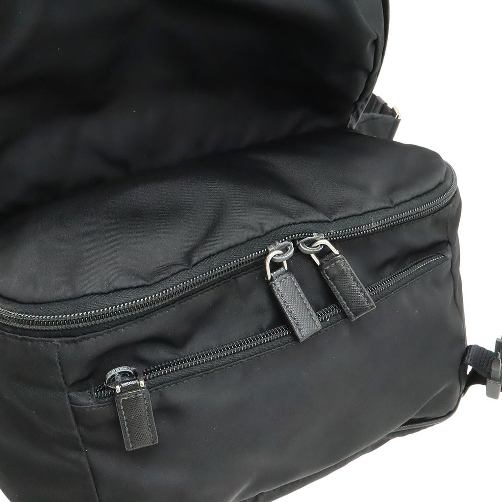 Prada Triangle Logo Belt Bag Nylon Leather Black