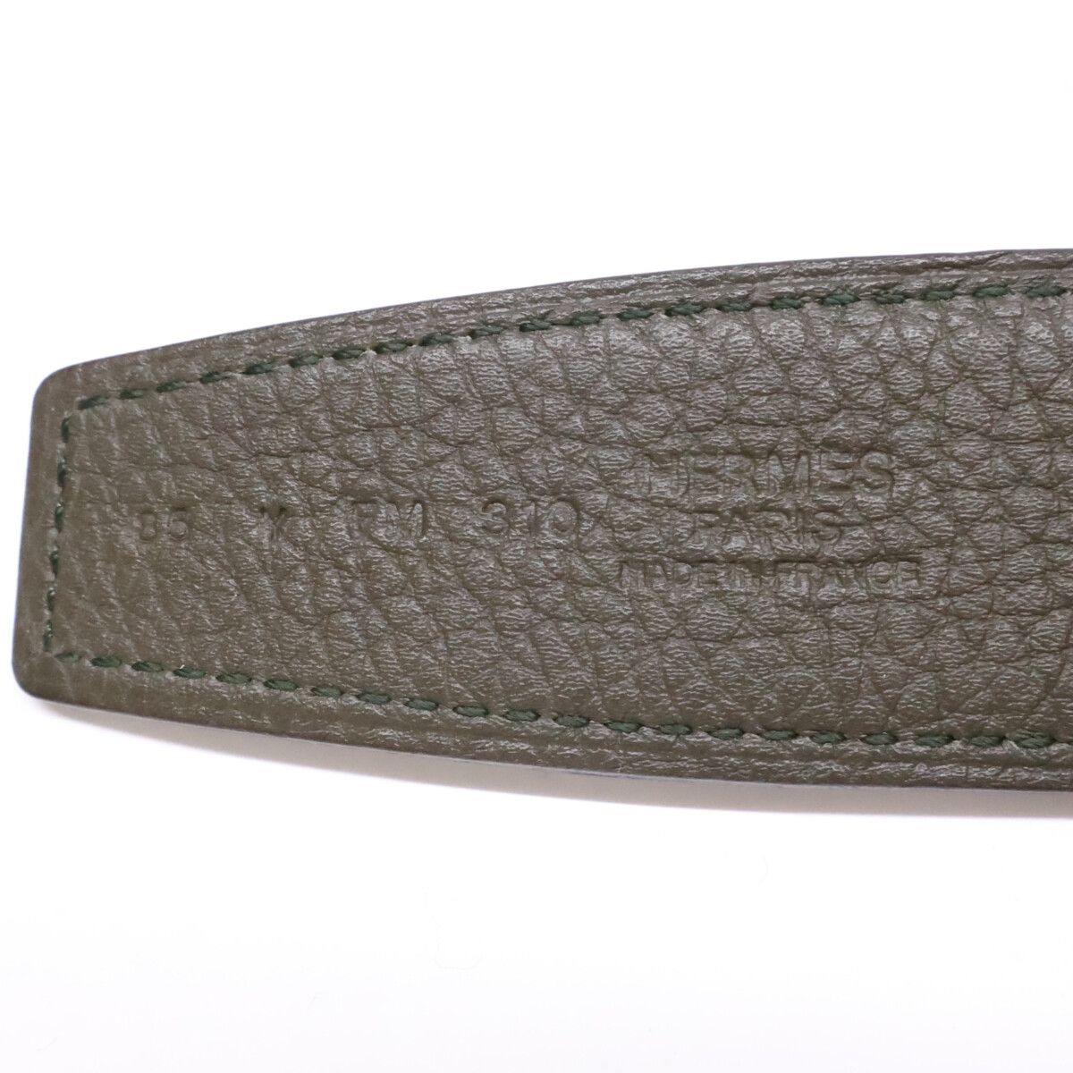 Hermes Tonight Buckle Leather Reversible 85 Belt
