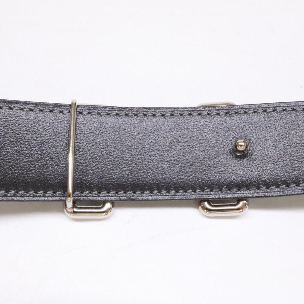 Hermes Tonight Buckle Leather Reversible 85 Belt