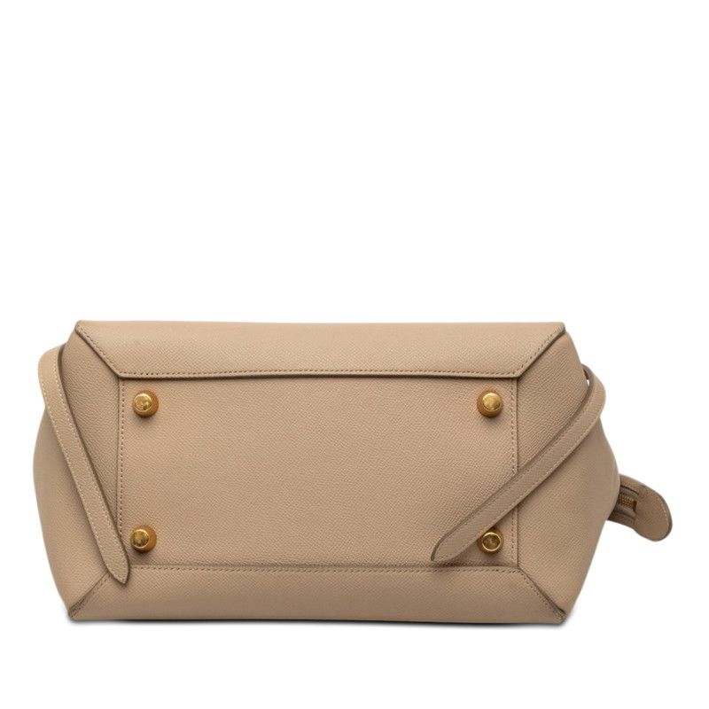 Celine Belt Bag 2-Way Beige Leather