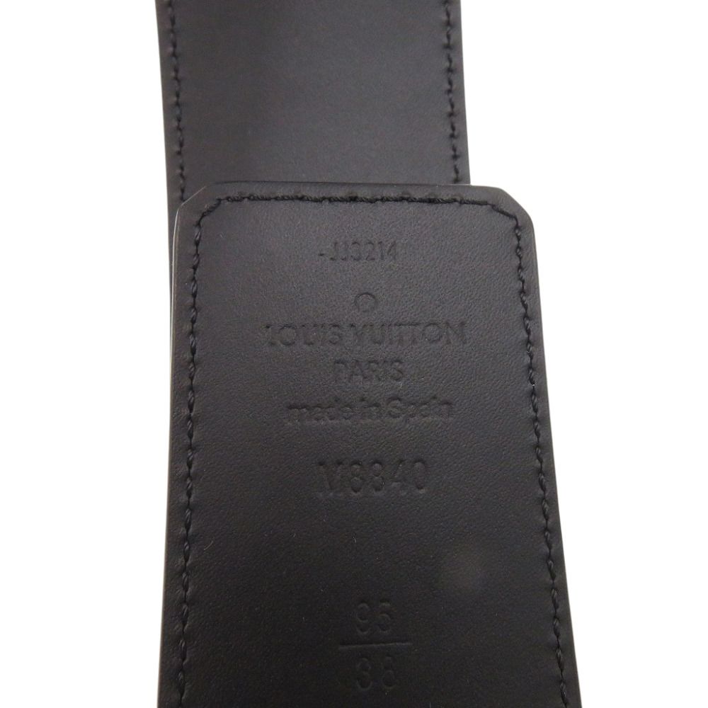 Louis Vuitton LV Initial Reversible Leather Black Belt