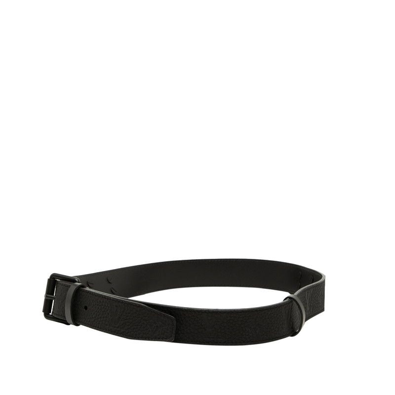 Louis Vuitton Monogram Taurillon Ceinture Signature 90 36 Black Leather Belt