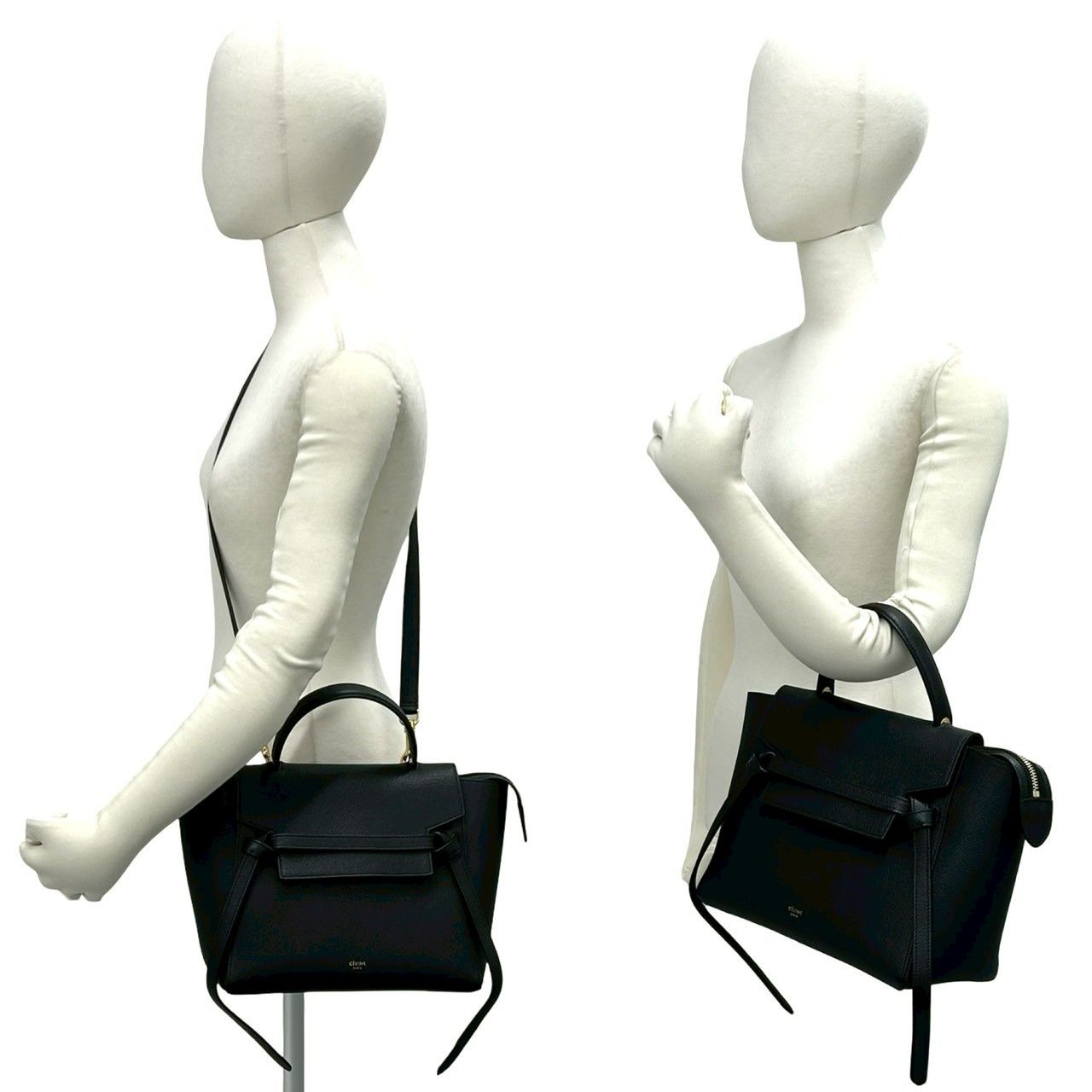 Celine Belt Bag Micro Leather 2-Way Black