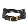 Dior Leather Logo Belt Black 70