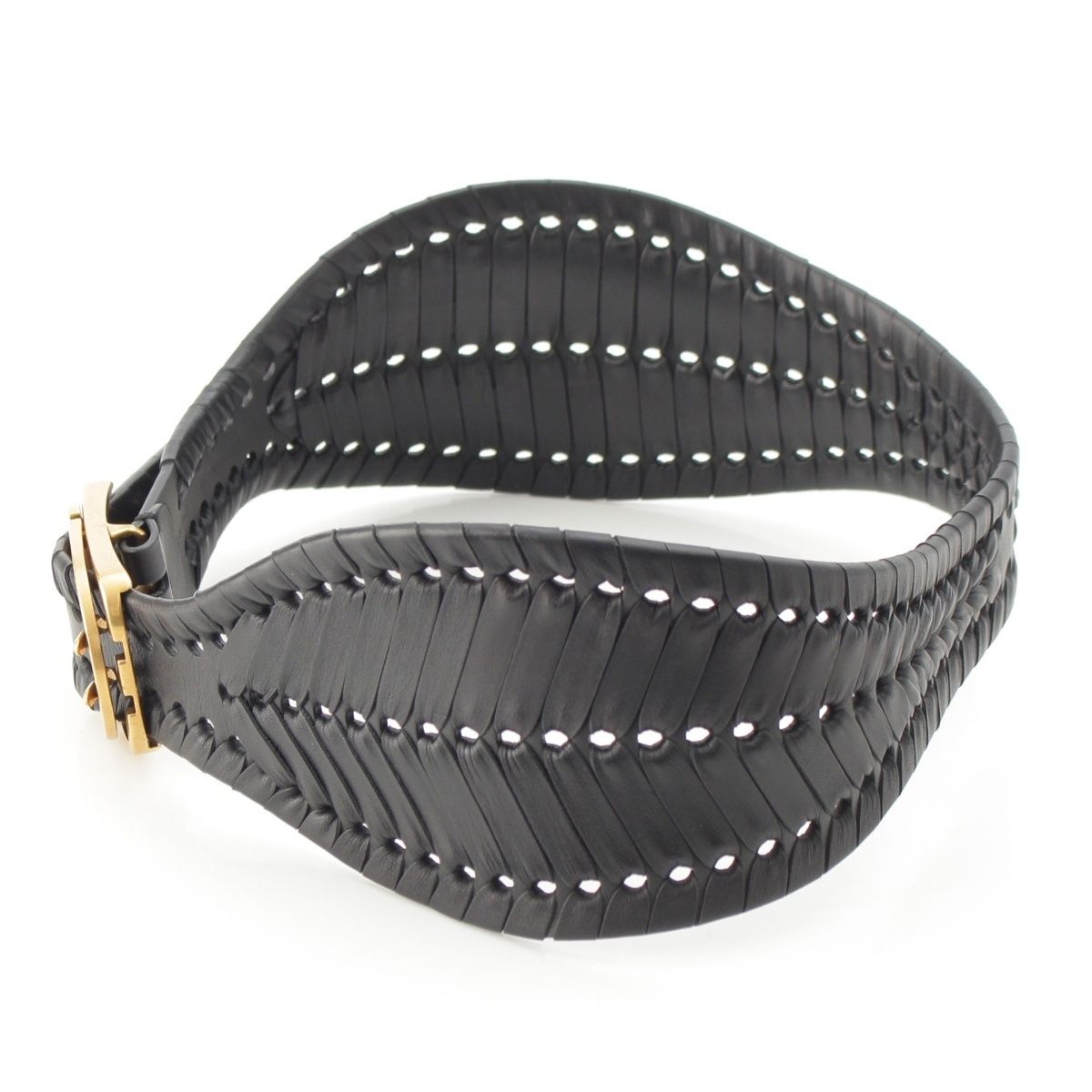 Dior Leather Logo Belt Black 70