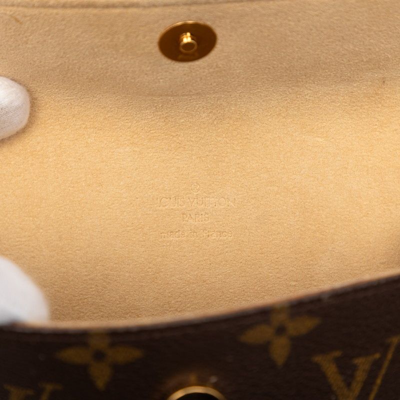 Louis Vuitton Monogram Pochette Florentine Belt Bag Brown Leather
