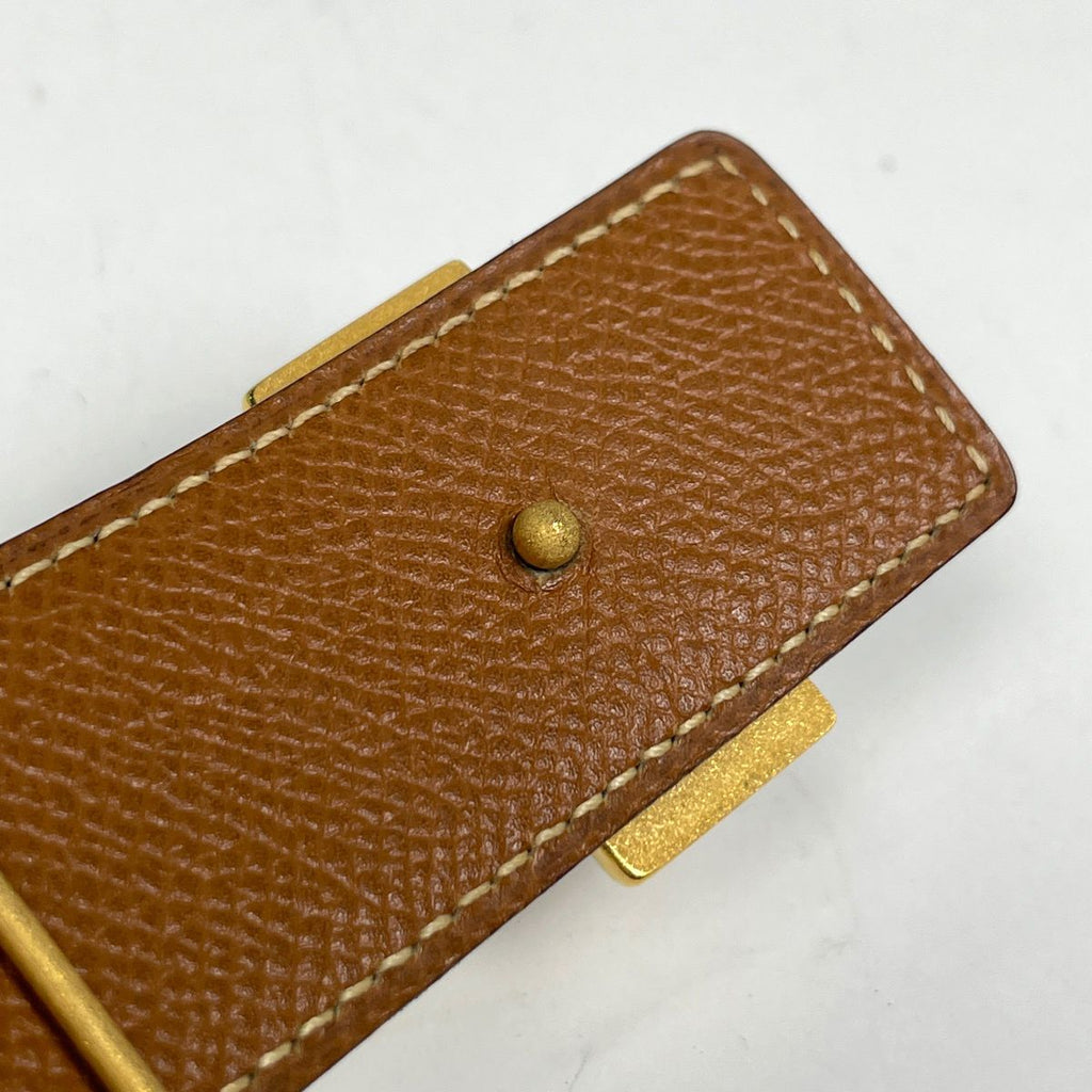 Hermes Constance Reversible Belt Box Calf Black Brown