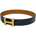 Hermes Constance Reversible Belt Box Calf Black Brown