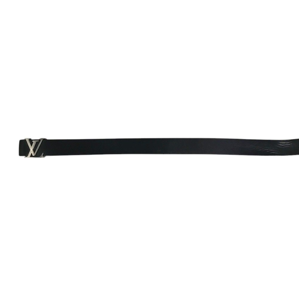 Louis Vuitton Belt Ceinture Initial Leather Black