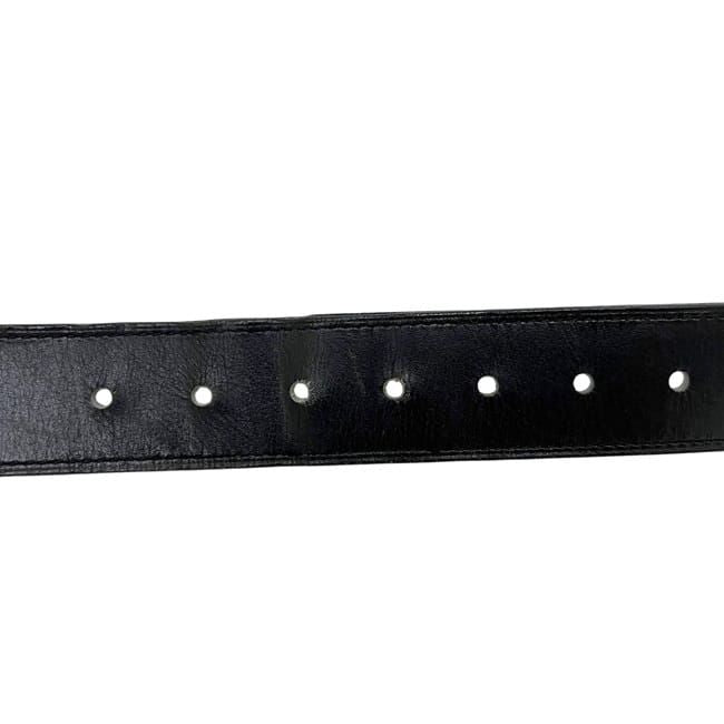 Hermes Belt Black Brown Cape Cod Waist 89 30 Box Calf Taurillon Clemence Leather