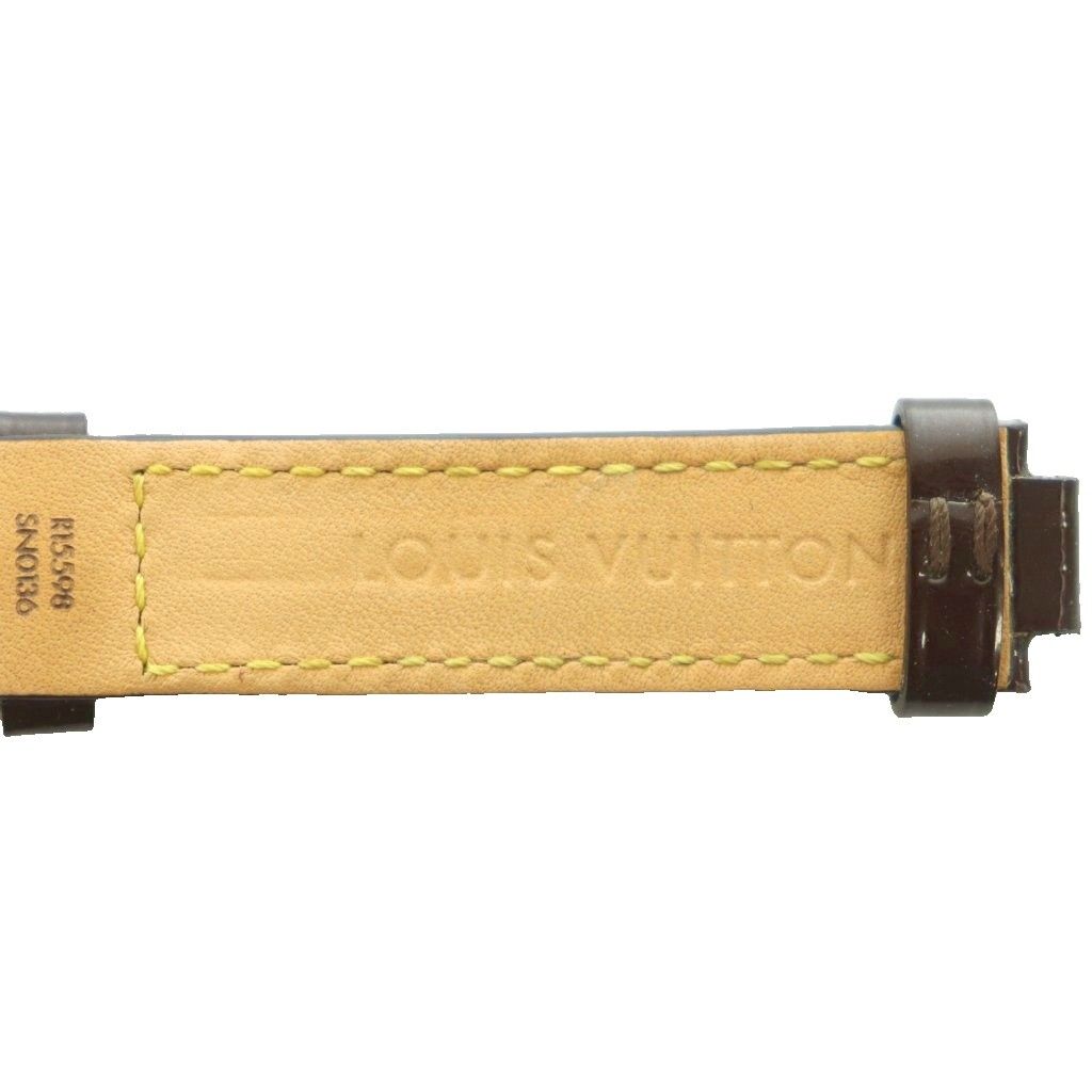 Louis Vuitton Monogram Vernis Tumble Replacement Belt Leather Brown SS