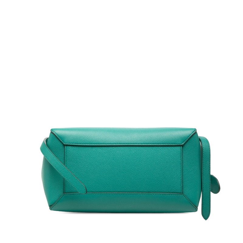 Celine Belt Bag 2-Way Green Leather