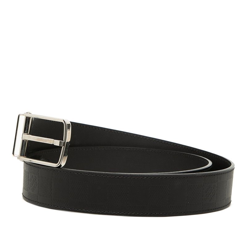 Louis Vuitton Damier Infini Black Leather Belt Size 100