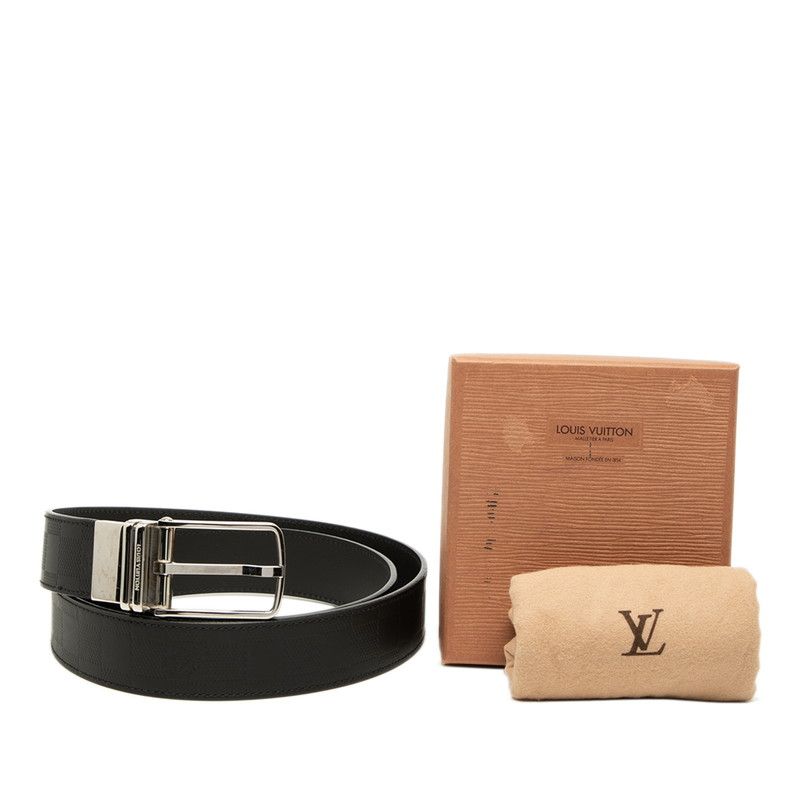 Louis Vuitton Damier Infini Black Leather Belt Size 100