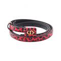 Dior Belt CD Logo Leopard Leather