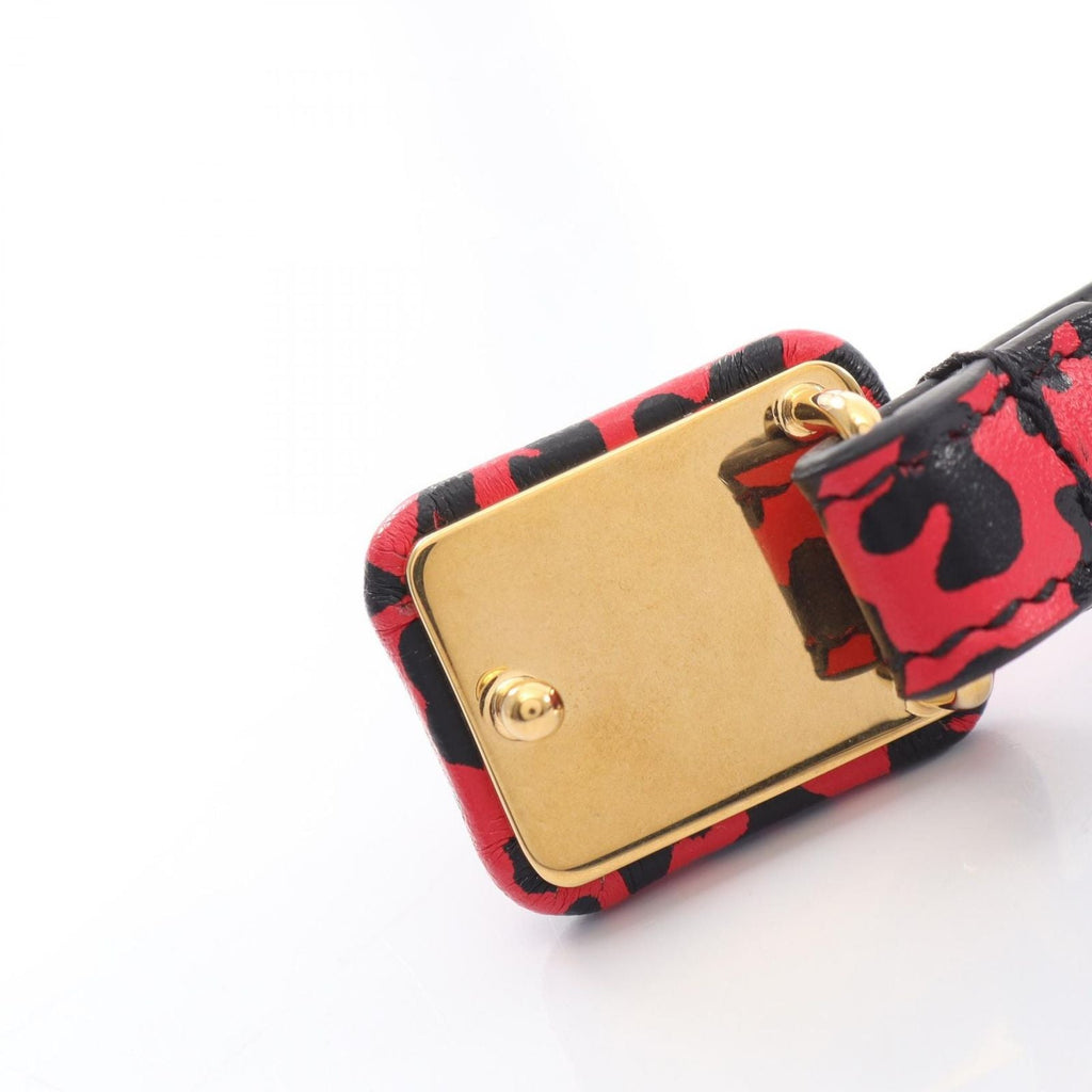 Dior Belt CD Logo Leopard Leather