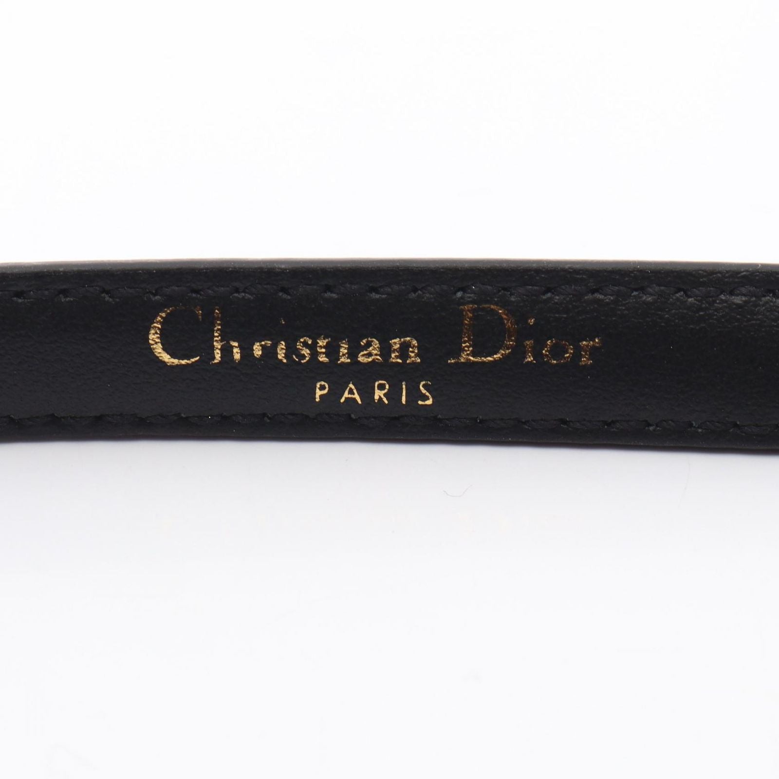Dior Belt CD Logo Leopard Leather