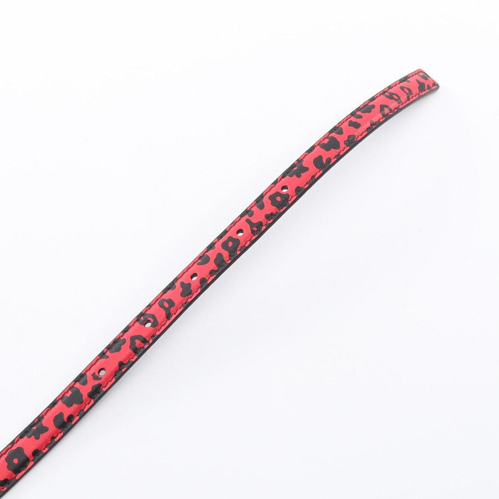 Dior Belt CD Logo Leopard Leather