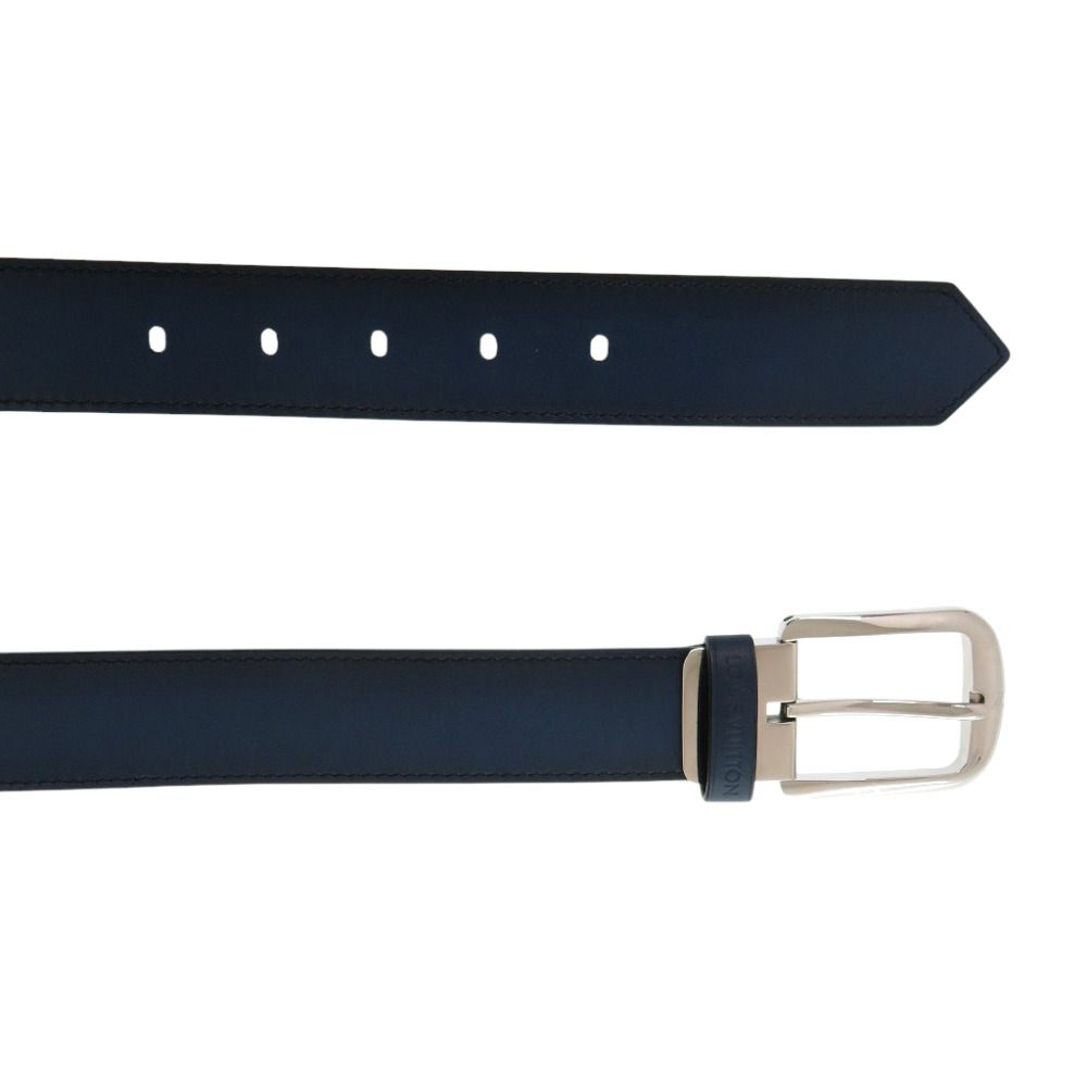 Louis Vuitton Ceinture Legacy Leather Blue Belt