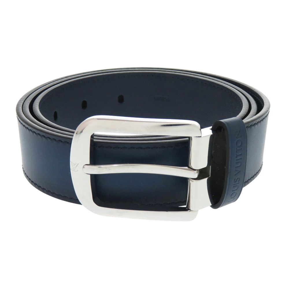 Louis Vuitton Ceinture Legacy Leather Blue Belt