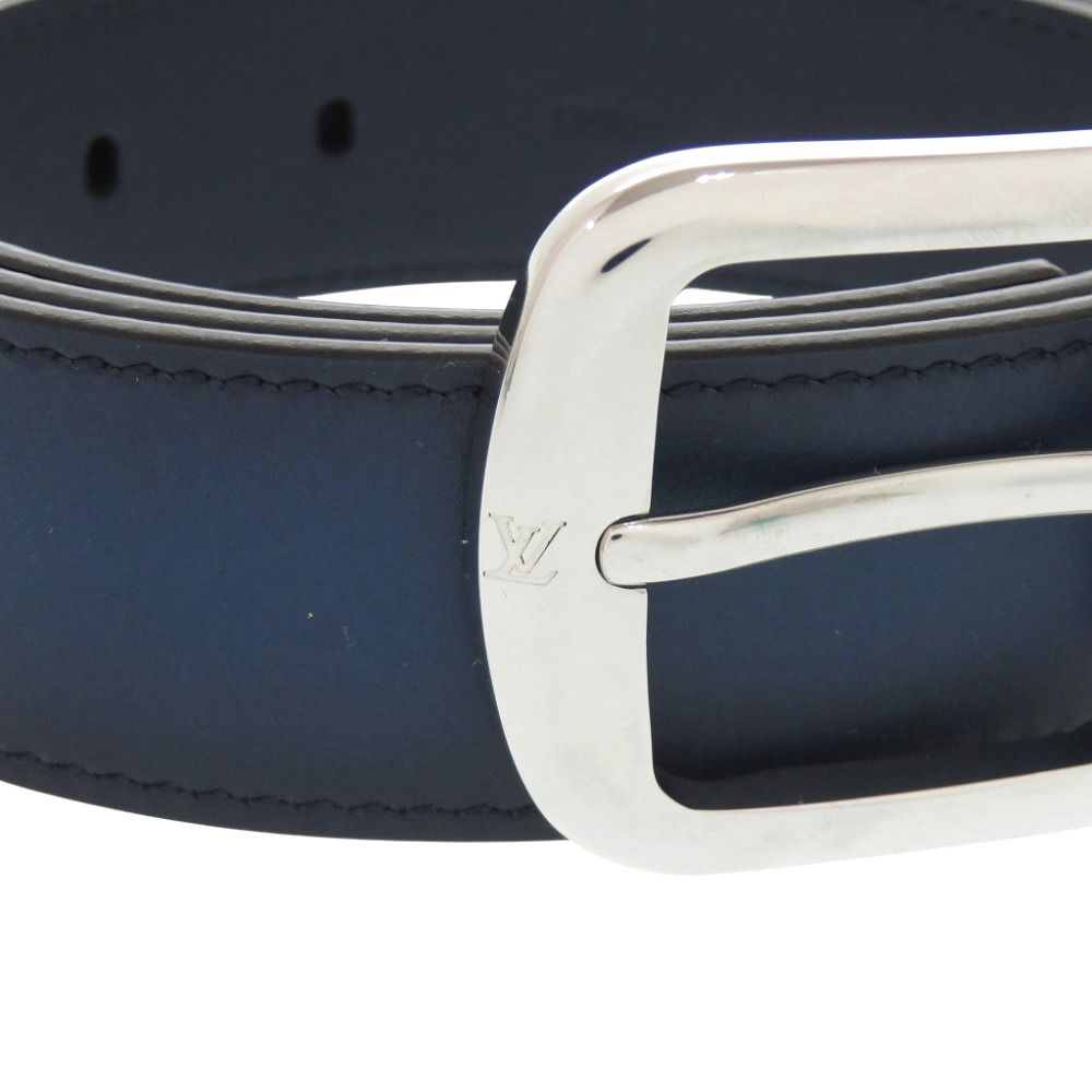 Louis Vuitton Ceinture Legacy Leather Blue Belt