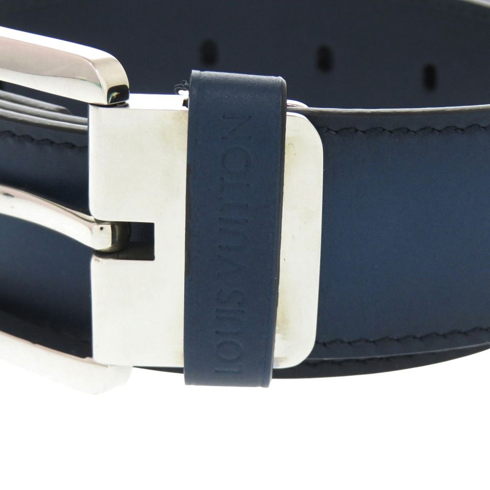 Louis Vuitton Ceinture Legacy Leather Blue Belt