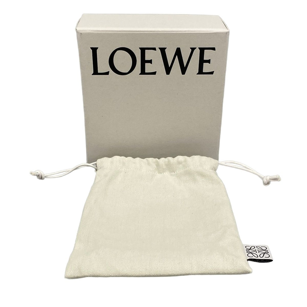 Loewe Belt White Dark Yellow Gold Reversible Anagram Leather