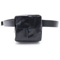 Bottega Veneta Cassette Maxi Intrecciato Belt Waist Back Black Leather