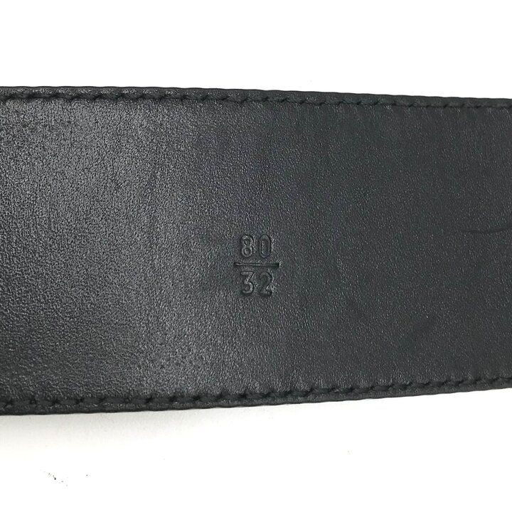 Prada Dragon Saffiano Leather Belt Animal Black Silver Bag Included