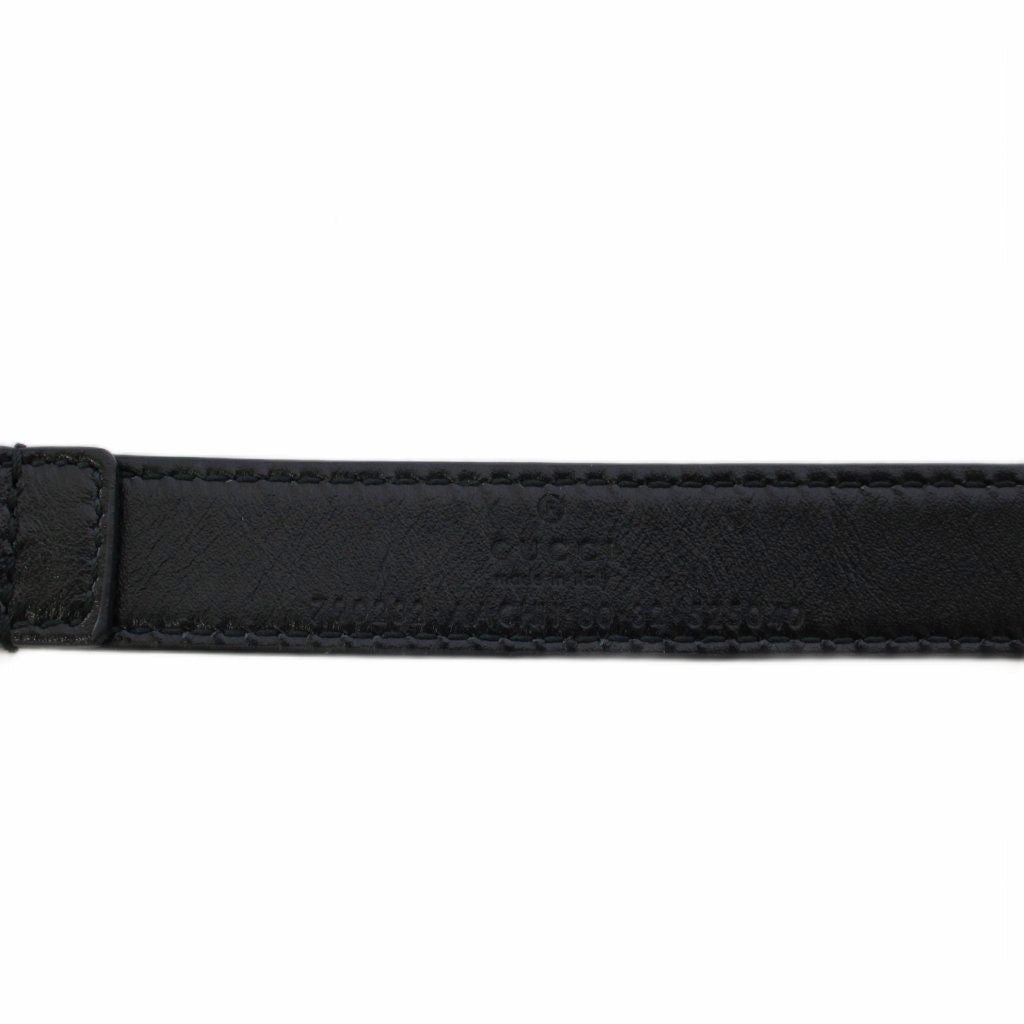 Gucci Double Buckle Belt Leather Black