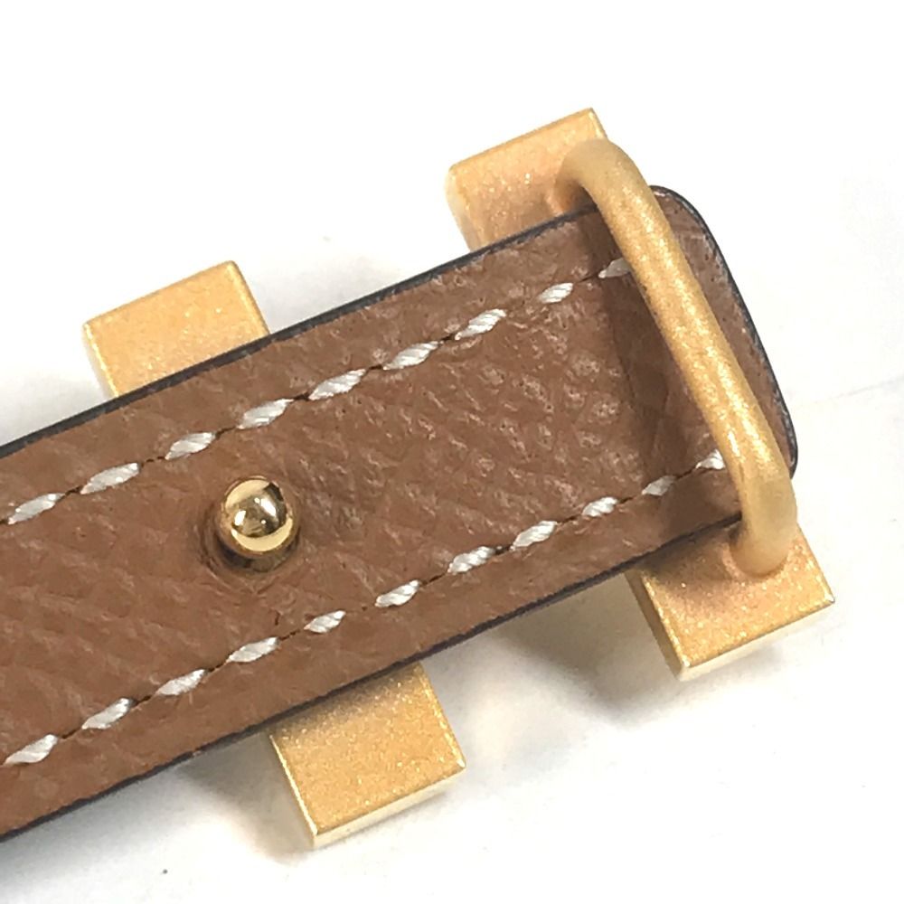 Hermes Mini Kelly Belt Epsom Black Gold