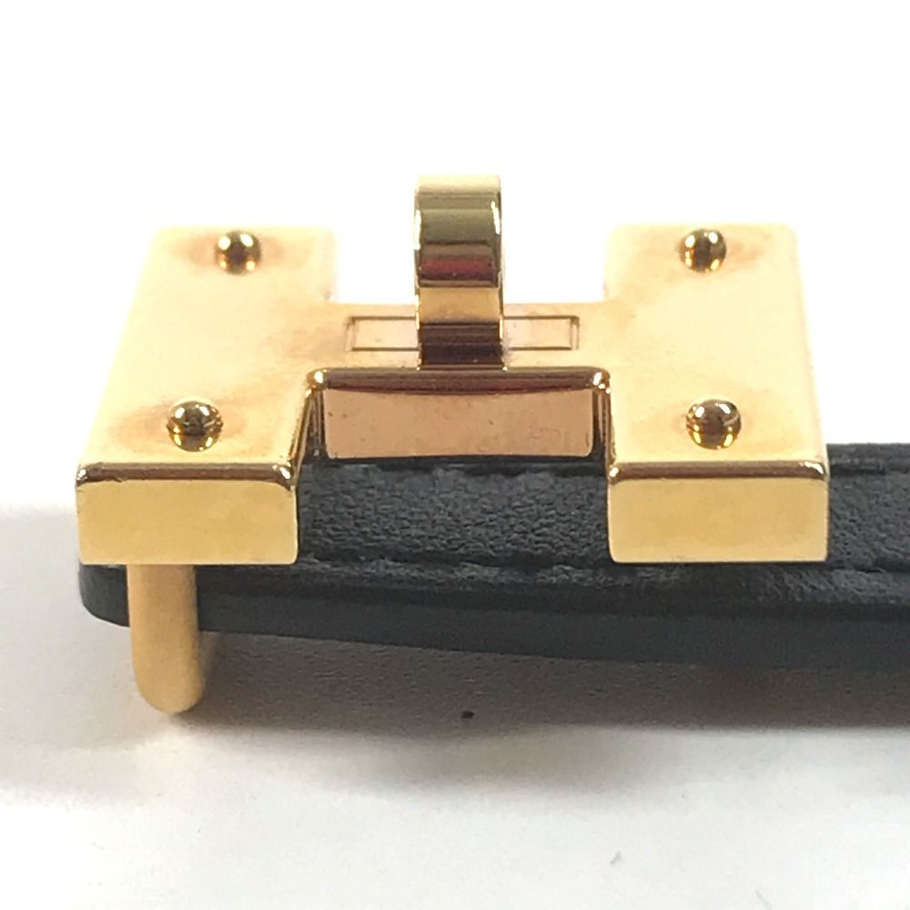 Hermes Mini Kelly Belt Epsom Black Gold