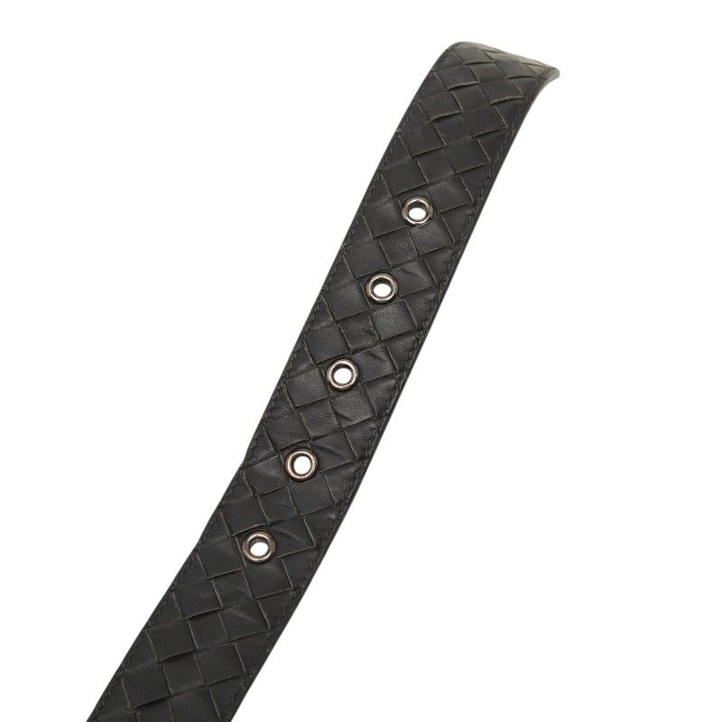 Bottega Veneta Intrecciato Belt 95 33 Black Leather