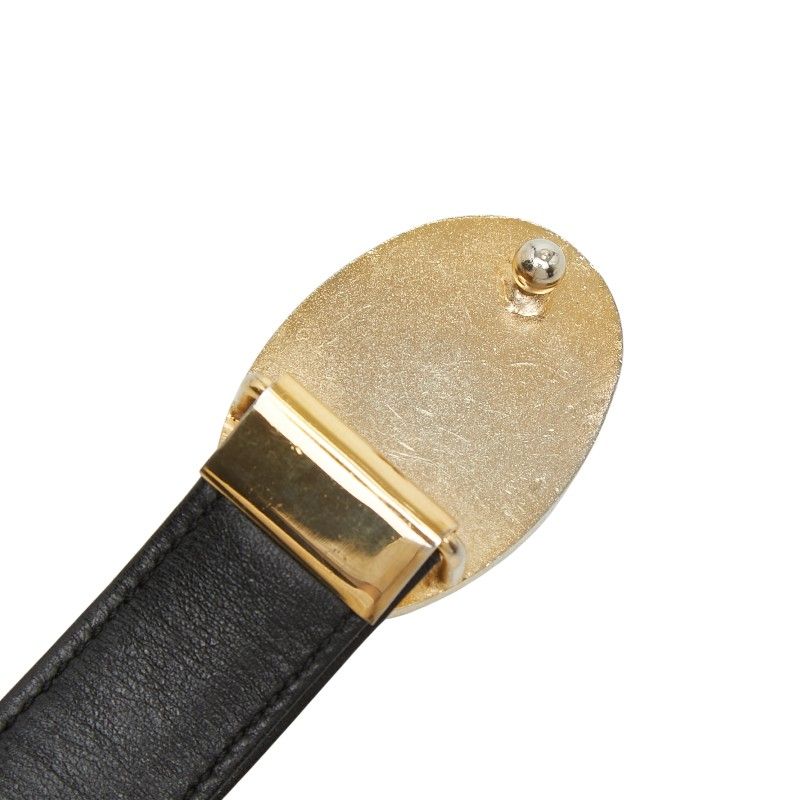 Dior Logo Belt 70 28 Black Leather