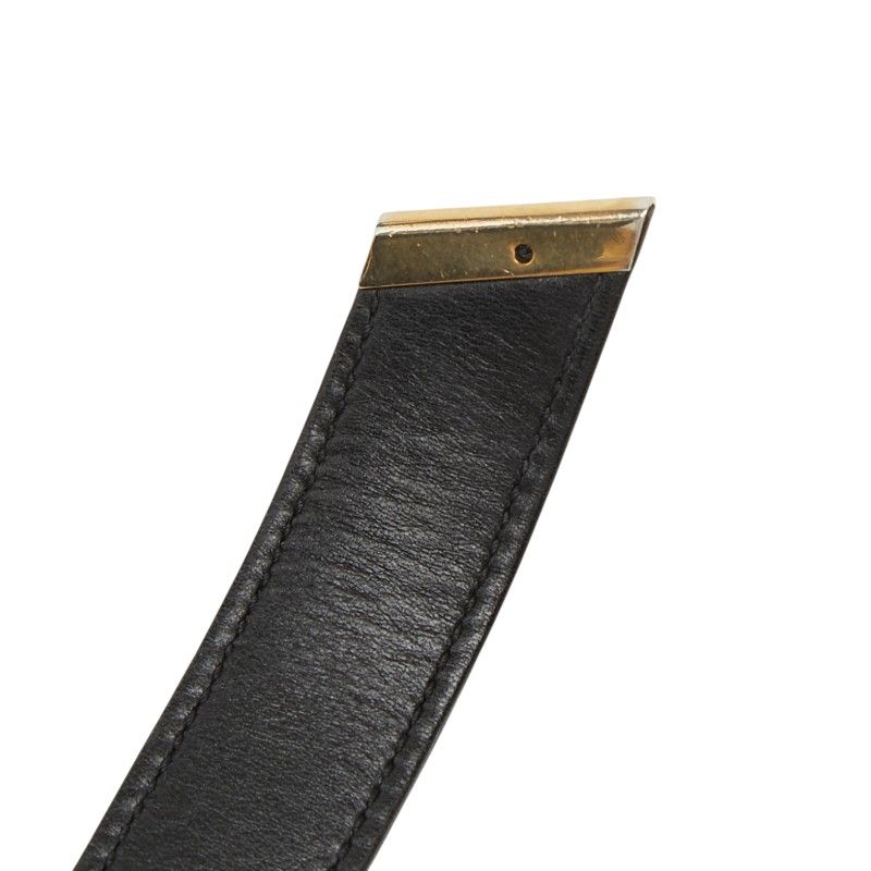 Dior Logo Belt 70 28 Black Leather