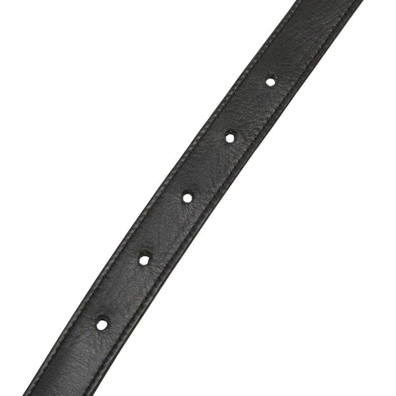 Dior Logo Belt 70 28 Black Leather