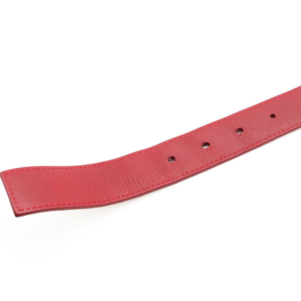 Louis Vuitton Monogram Multicolor Ceinture Carre Belt Leather Blanc White 80